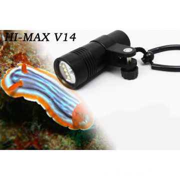 Unterwasser Tauchfackel Beleuchtung LED Tauchen Video Taschenlampe V14